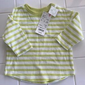 New Uniqlo Baby long sleeve tee shirt 6-12 months